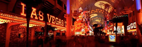 Nevada: Fremont Street Experience Las Vegas NV USA #5 by Panoramic Images