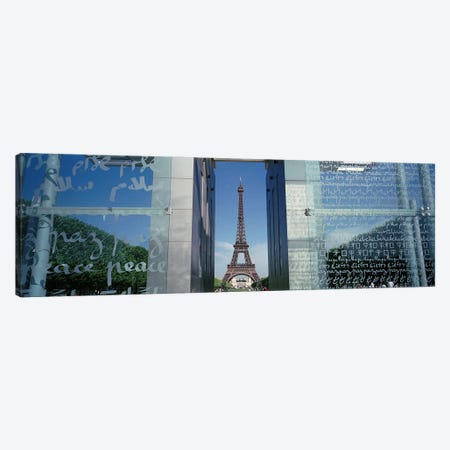 Eiffel Tower Paris France Canvas Print #PIM4200} by Panoramic Images Art Print