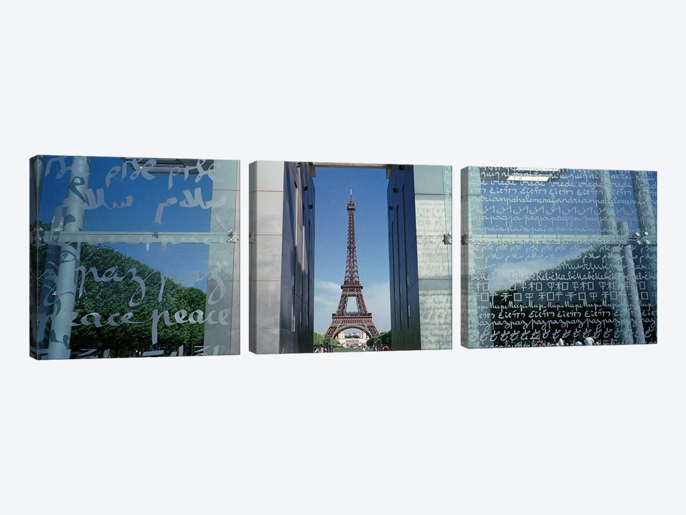 Eiffel Tower Paris France by Panoramic Images 3-piece Canvas Art Print