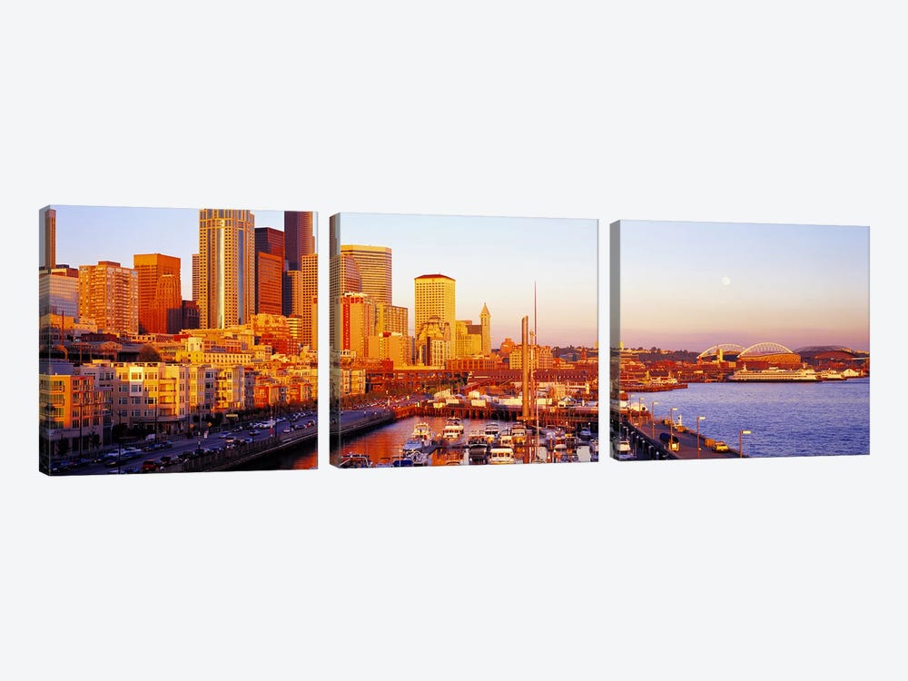 Seattle Washington USA by Panoramic Images 3-piece Canvas Artwork