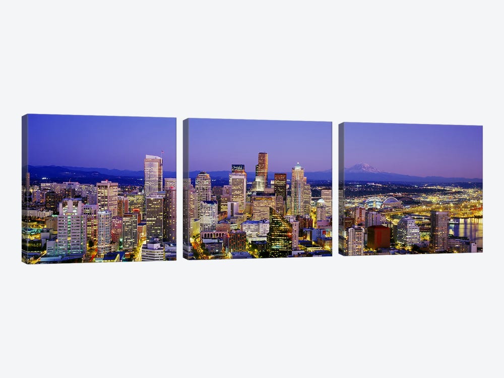 SeattleWashington State, USA by Panoramic Images 3-piece Canvas Art Print