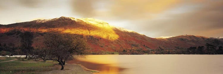 Golden Autumn Sunlight, Ullswater, Lake District, England, United Kingdom