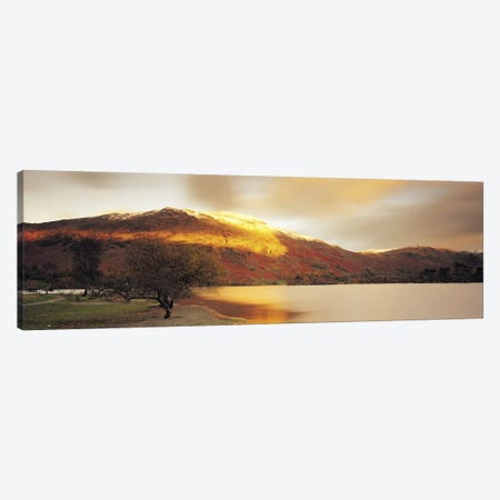 Golden Autumn Sunlight, Ullswater, Lake District, England, United Kingdom Canvas Print #PIM4213} by Panoramic Images Canvas Wall Art