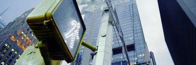 Walk Signal New York New York USA by Panoramic Images canvas print