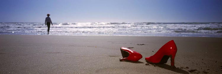 Red High Heels In Zoom, San Francisco, California, USA