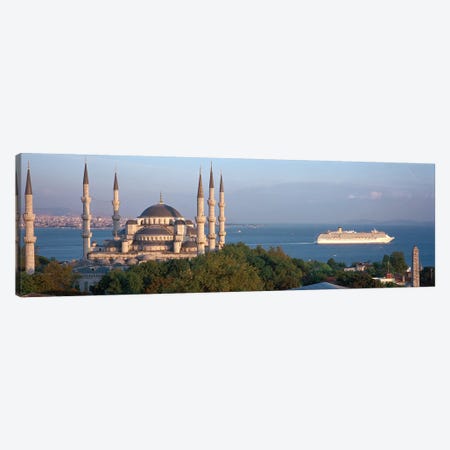 Blue Mosque Istanbul Turkey Canvas Print #PIM4230} by Panoramic Images Canvas Artwork