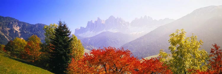 Autumn Landscape I, Odle/Geisler Group, Dolomites, Val di Funes, South Tyrol Province, Italy