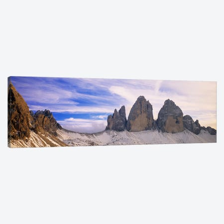 Trei Cime di Lavaredo (Drei Zinnen), Sexten Dolomites, South Tyrol, Italy Canvas Print #PIM4251} by Panoramic Images Canvas Art