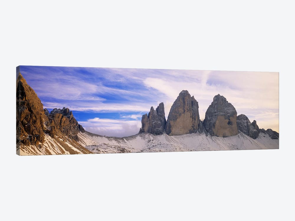 Trei Cime di Lavaredo (Drei Zinnen), Sexten Dolomites, South Tyrol, Italy by Panoramic Images 1-piece Canvas Print