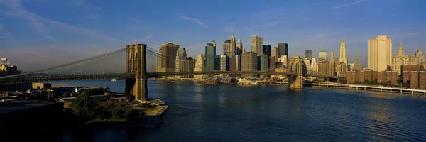 Brooklyn: Bridge Across A RiverBrooklyn Bridge, NYC, New York City, New York State, USA by Panoramic Images
