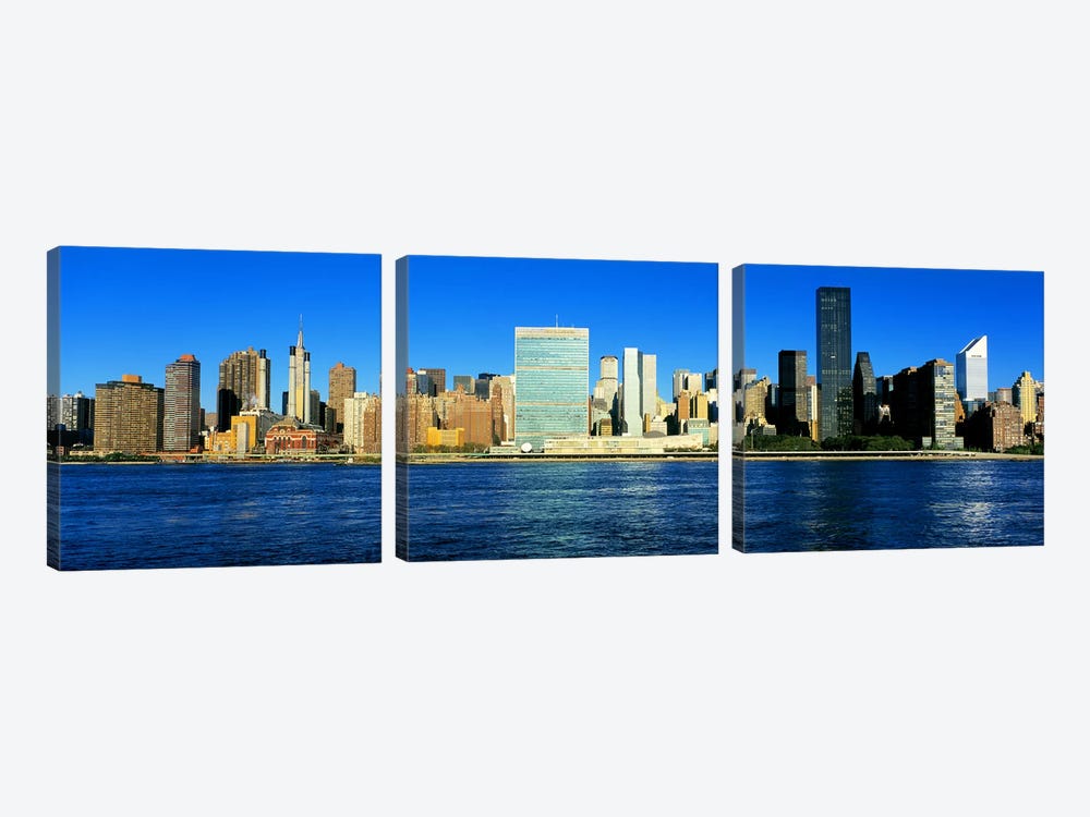 New York City NY #2 by Panoramic Images 3-piece Canvas Art Print