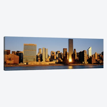Skyline, Manhattan, New York State, USA Canvas Print #PIM4258} by Panoramic Images Canvas Artwork