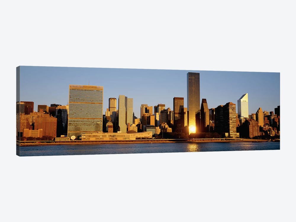Skyline, Manhattan, New York State, USA by Panoramic Images 1-piece Canvas Art