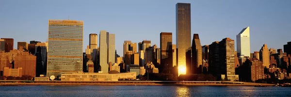 New York City Skylines: Skyline, Manhattan, New York State, USA by Panoramic Images
