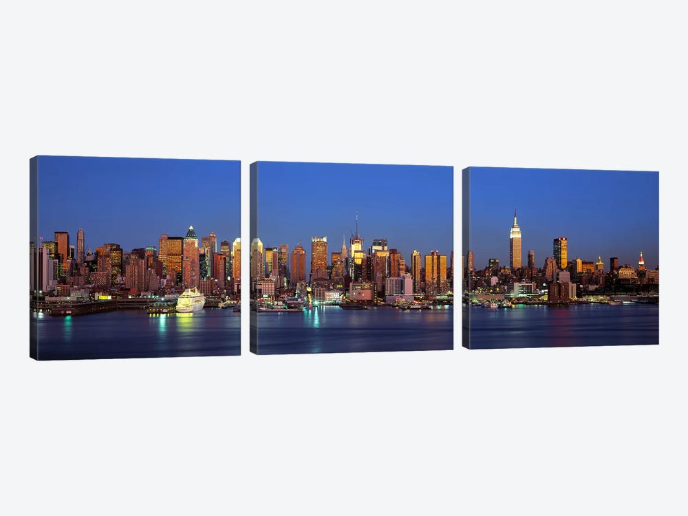 NYCNew York City New York State, USA by Panoramic Images 3-piece Art Print