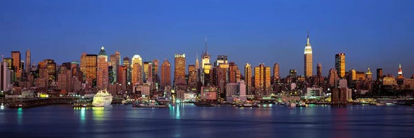 New York City Skylines: NYCNew York City New York State, USA by Panoramic Images