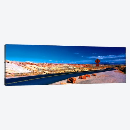 Road Valley of Fire State Park Overton NV Canvas Print #PIM425} by Panoramic Images Canvas Print