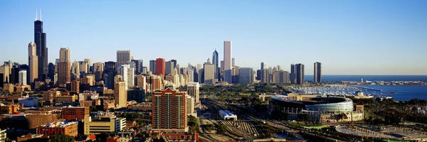 Chicago Skylines: Chicago, Illinois, USA #2 by Panoramic Images