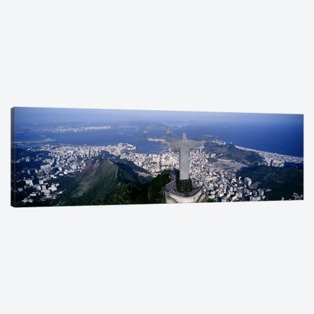 Aerial View II, Rio de Janeiro, Southeast Region, Brazil Canvas Print #PIM4271} by Panoramic Images Canvas Wall Art