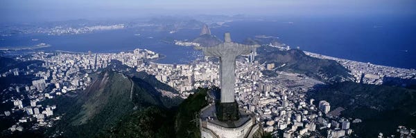 Christ The Redeemer: Aerial View II, Rio de Janeiro, Southeast Region, Brazil by Panoramic Images