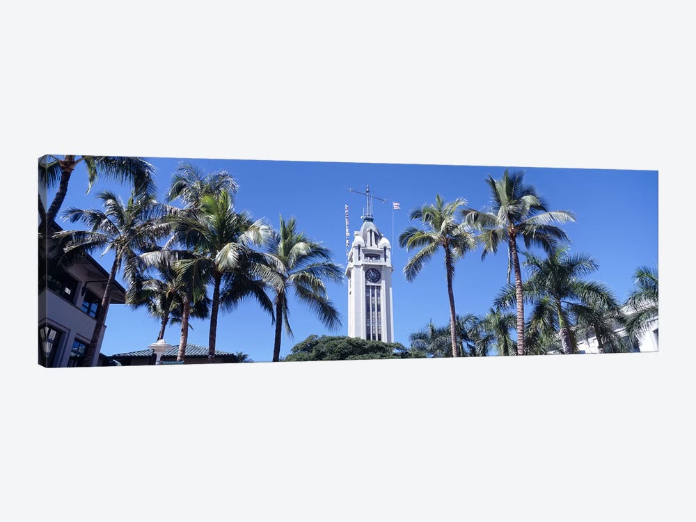 Low angle view of a tower, Aloha Tower, Oahu, Honolulu, Hawaii, USA by Panoramic Images 1-piece Art Print
