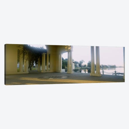 Building on the waterfront, Lake Merritt, Oakland, California, USA Canvas Print #PIM4278} by Panoramic Images Canvas Wall Art