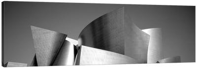 Low angle view of a building, Walt Disney Concert Hall, City of Los Angeles, California, USA Canvas Art Print