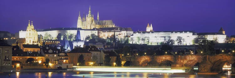 Hradcany Castle and Charles Bridge Prague Czech Republic