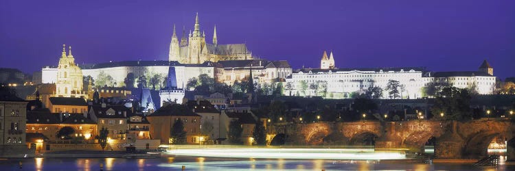 Hradcany Castle and Charles Bridge Prague Czech Republic by Panoramic Images wall art