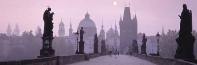 Charles Bridge And The Spires Of Old Town, Prague, Czech Republic by Panoramic Images canvas print
