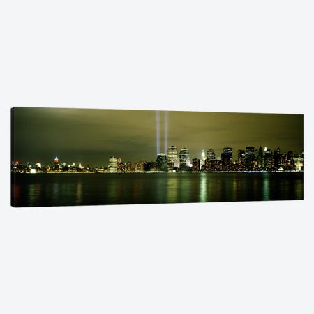 Beams Of Light, New York, New York State, USA Canvas Print #PIM4298} by Panoramic Images Canvas Art