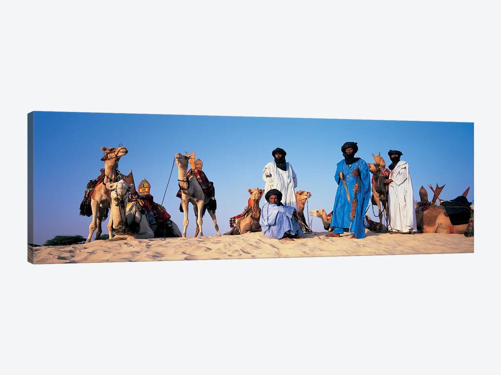 Tuareg Camel Riders, Mali, Africa by Panoramic Images 1-piece Art Print