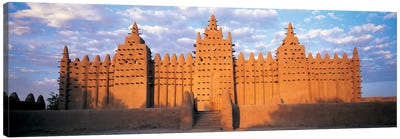 Great Mosque Of Djenne, Mali, Africa Canvas Art Print - Churches & Places of Worship