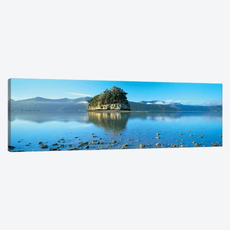 Wooded Island, Marlborough Sounds, South Island, New Zealand Canvas Print #PIM4309} by Panoramic Images Canvas Artwork