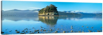 Wooded Island, Marlborough Sounds, South Island, New Zealand Canvas Art Print