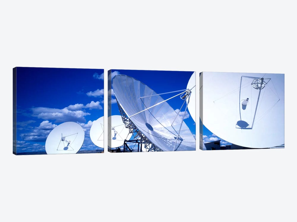 Communication Satellite Brewster WA USA by Panoramic Images 3-piece Canvas Artwork