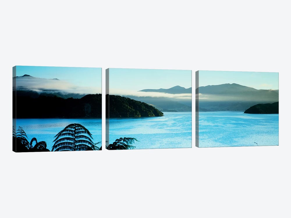 Kenepuru Sound, Marlborough Sounds, South Island, New Zealand by Panoramic Images 3-piece Canvas Wall Art