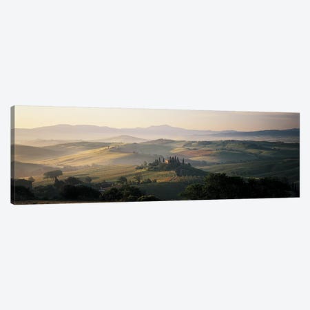 Farm Tuscany Italy Canvas Print #PIM4314} by Panoramic Images Canvas Wall Art