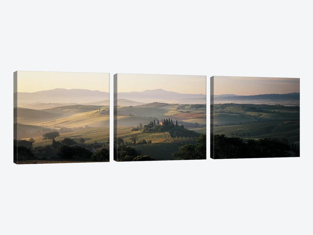 Farm Tuscany Italy by Panoramic Images 3-piece Canvas Art Print