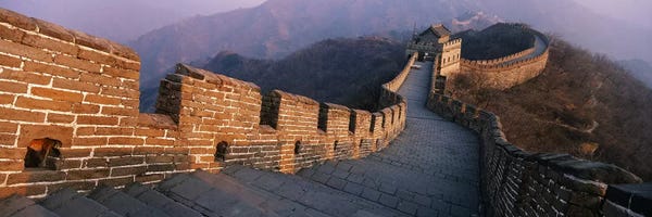 The Great Wall Of China: Mutianyu Section, Great Wall Of China, People's Republic Of China by Panoramic Images