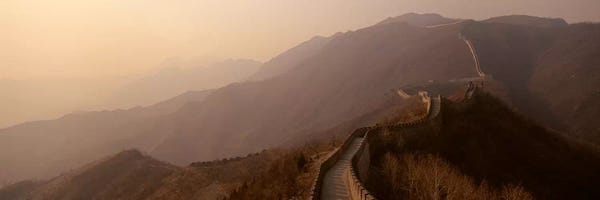The Great Wall Of China: Mutianyu Section, Great Wall Of China by Panoramic Images