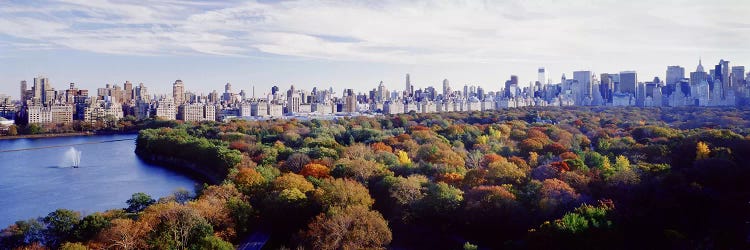Buildings in a cityCentral Park, Manhattan, New York City, New York State, USA by Panoramic Images wall art
