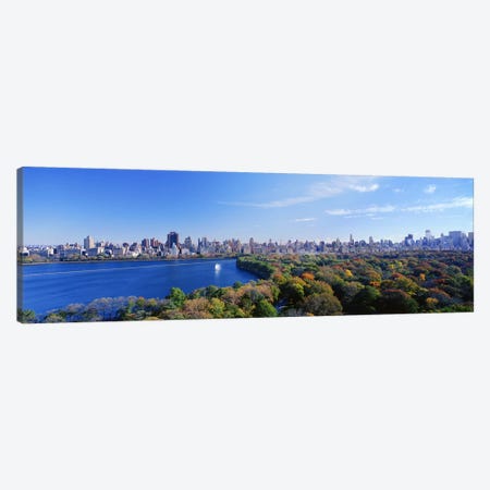 Buildings in a cityCentral Park, Manhattan, New York City, New York State, USA Canvas Print #PIM4330} by Panoramic Images Art Print