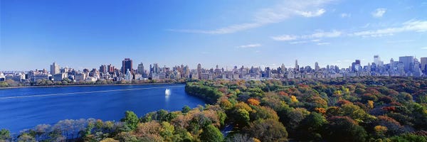 Central Park: Buildings in a cityCentral Park, Manhattan, New York City, New York State, USA by Panoramic Images