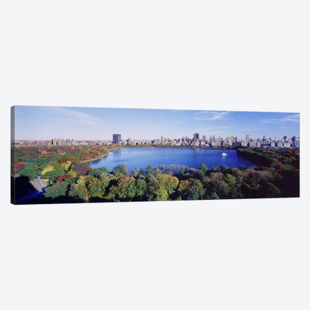 Buildings in a cityCentral Park, Manhattan, New York City, New York State, USA Canvas Print #PIM4331} by Panoramic Images Canvas Art Print