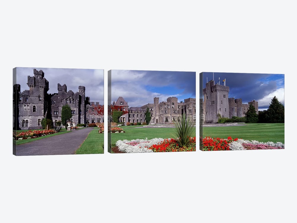 Ashford Castle, County Galway, Connacht Province, Republic Of Ireland by Panoramic Images 3-piece Art Print