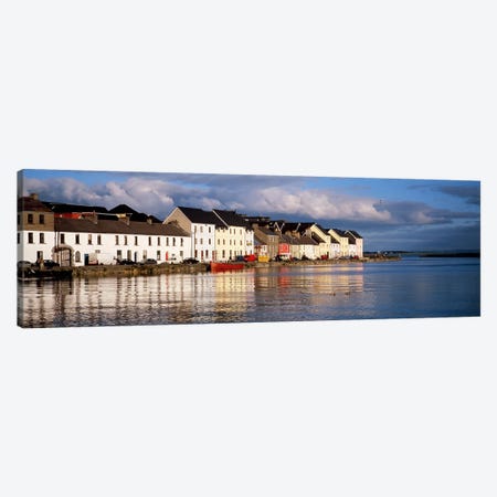 Waterfront Property, Ballyknow Quay, Galway, County Galway. Connacht Province, Republic Of Ireland Canvas Print #PIM4333} by Panoramic Images Art Print