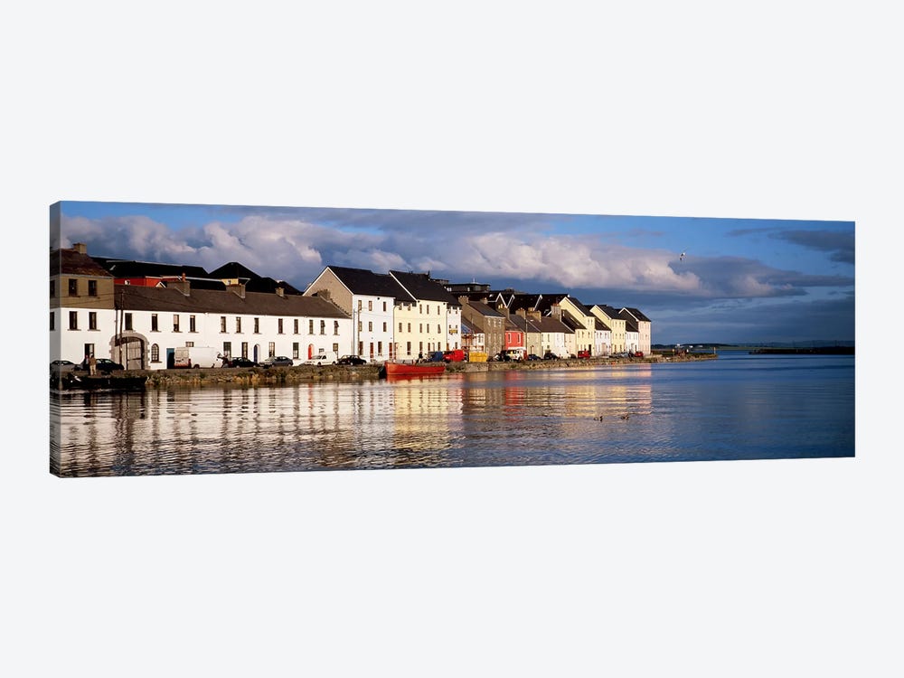 Waterfront Property, Ballyknow Quay, Galway, County Galway. Connacht Province, Republic Of Ireland by Panoramic Images 1-piece Canvas Wall Art