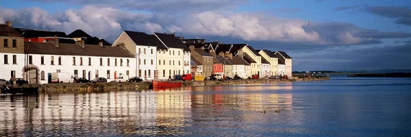 Galway: Waterfront Property, Ballyknow Quay, Galway, County Galway. Connacht Province, Republic Of Ireland by Panoramic Images