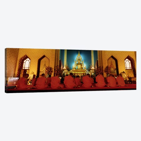 MonksBenchamapophit Wat, Bangkok, Thailand Canvas Print #PIM4342} by Panoramic Images Canvas Wall Art